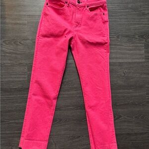 rag bone High Rise Skinny Jeans Womens 26 Bull Pink Ankle Length